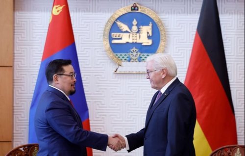УИХ-ын дарга Г.Занданшатар ХБНГУ-ын Ерөнхийлөгч Франк-Вальтер Штайнмайэрт бараалхлаа